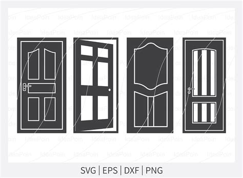 Door Svg Door Svg File Open Door Svg Svg Doors Door Svg Bundle