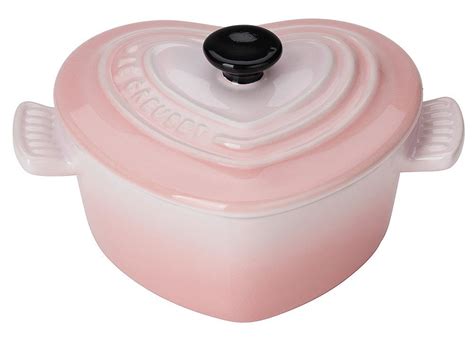 Le Creuset Mini Cocotte D Amour Mit Deckel Herzform Steinzeug Shell