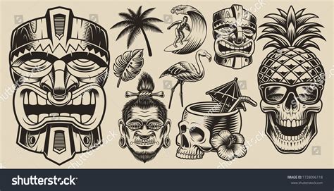 Tiki Skull: Over 351 Royalty-Free Licensable Stock Illustrations & Drawings | Shutterstock