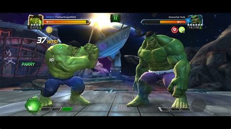 Hulk Vs Immortal Hulk Marvel Contest Of Champions Youtube