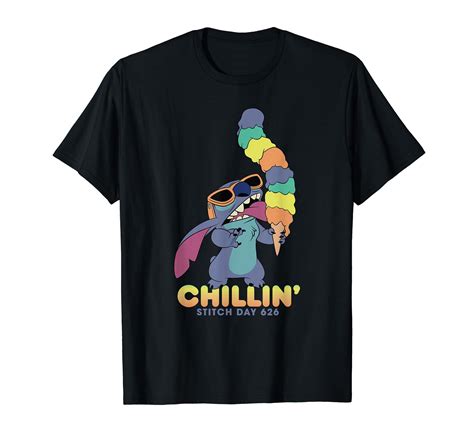 Disney Lilo And Stitch Ice Cream Chillin T Shirt Walmart