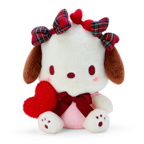 Peluche Pochacco Sanrio Ribbon Love Meccha Japan