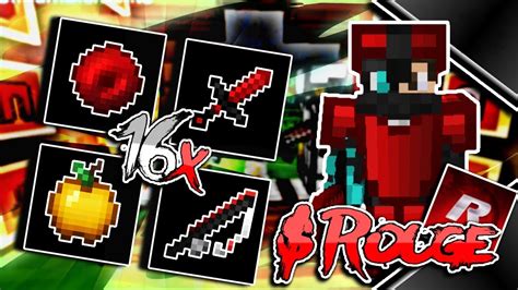 Rouge Pack [16x] Minecraft Pe Pvp Texture Pack [uhc Pvp] Sin Lag Youtube