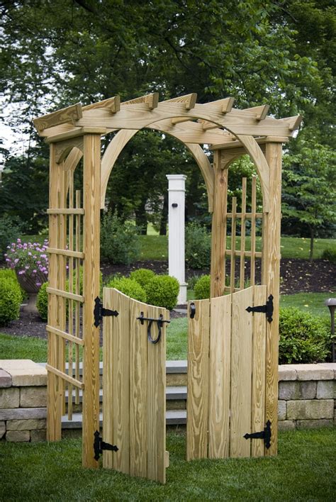 garden arch with gate 7