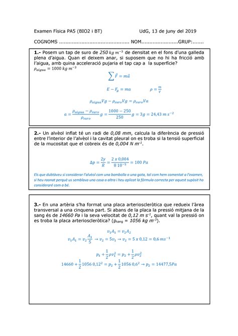 Exam June Questions And Answers Examen F Sica Pa Bio I Bt