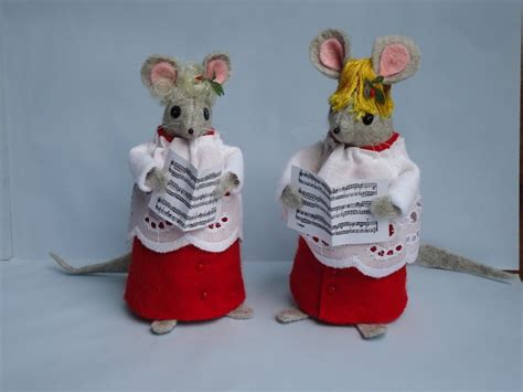 Felt Mouse Church Mice Choir Boys Holiday Mouse Etsy