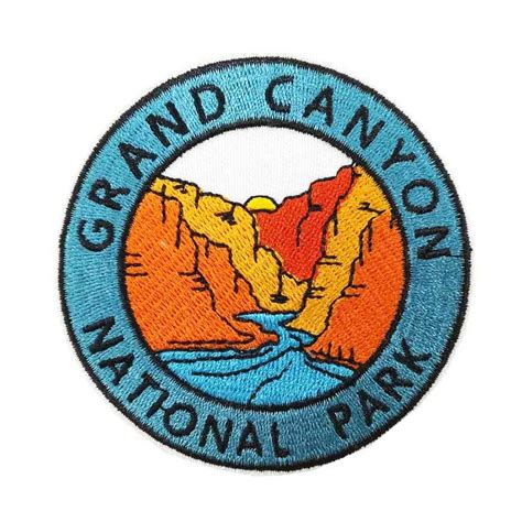 Grand Canyon National Park Souvenir Patches Embroidered Iron On Badge