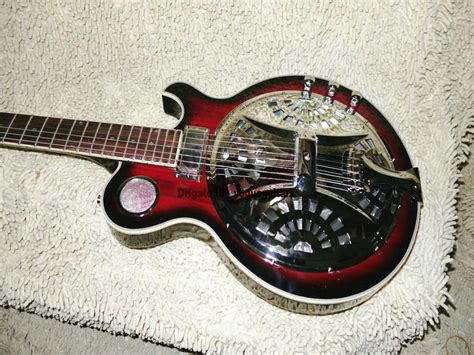 New Custom Dobro Guitar Resonator Red Custom Shop Electric Guitar New Arrival Wholesale Guitars