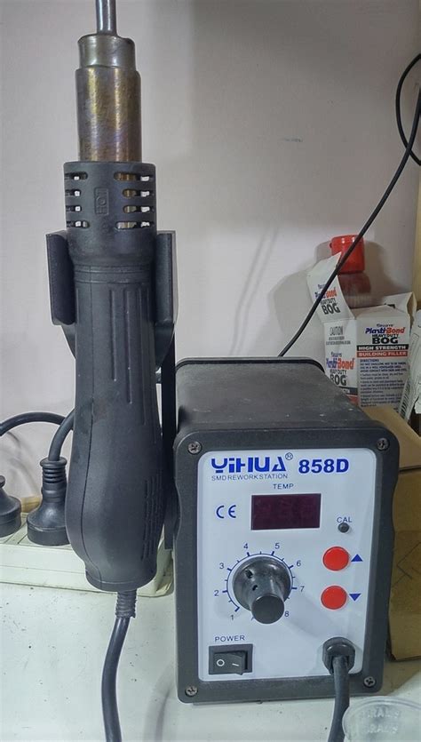 Free 3D File Simple 858D SMD Hot Air Rework Station Bracket3D Printing