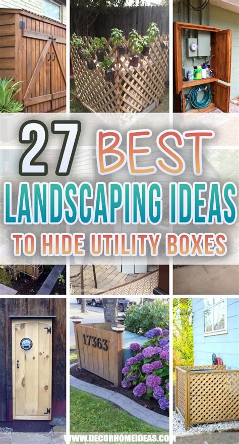 27 Best Landscaping Ideas To Hide Utility Boxes