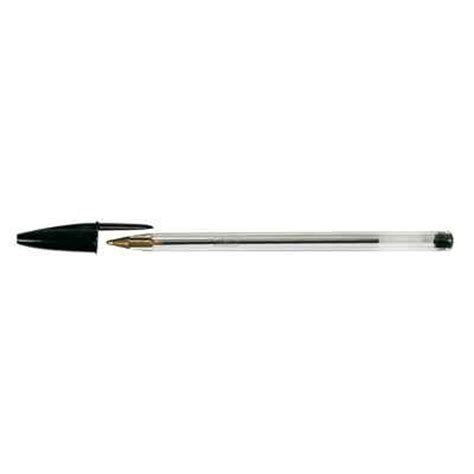 Cristal Medium Stylo Bille Noir K S Fournitures