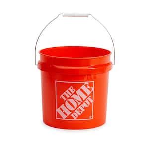 The Home Depot Gal Orange Paint Bucket Pn The Home Depot