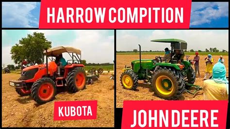 John Deere Vs Kubota Disc Compition Youtube