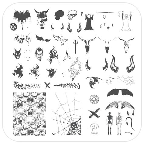 Lil Devil (CjSH-83) - CJS Medium Stamping Plate | Stamping plates, Nail ...