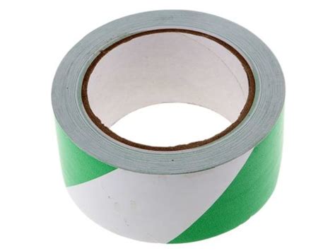 Greenwhite Pvc Hazard Tape 50mm X 33m Contact Rs Components