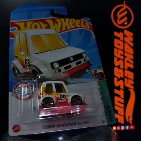 Hot Wheels TOONED RYU S RIDES NO 68 VOLKSWAGEN GOLF MK1 Shopee Malaysia