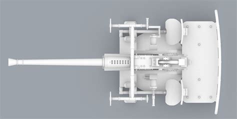 3d Model Bofors L60 40mm Vr Ar Low Poly Cgtrader