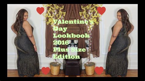 Valentines Day Lookbook 2016 Plus Size Edition Youtube