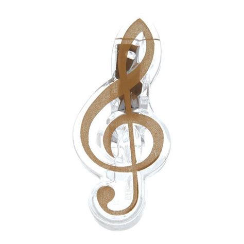 Agifty Music Clip Violin Clef Gold Thomann France