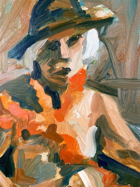 Heather Speck Seated Nude Woman Bay Area Figurative School Abstract