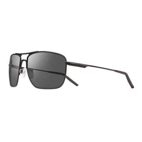 Groundspeed Polarized Sunglasses Black Frame Graphite Lens Revo Touch Of Modern