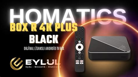 Homatics Box R K Plus Black Orjinal Lisansl Android Tv Box Youtube