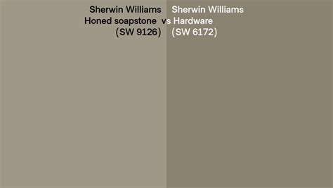 Sherwin Williams Honed Soapstone Vs Hardware Side By Side Comparison