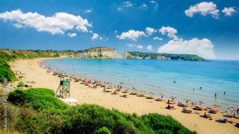 Gerakas Beach On Zakynthos Island Greece It Is A Protected Area Of