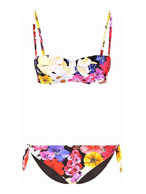 Dolce Gabbana Over Floral Print Bikini Women O B Jfsgzjhn Ix