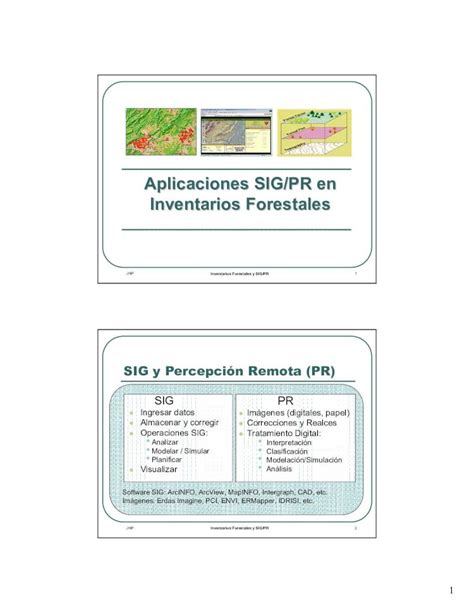 Pdf Aplicaciones Sig Pr En Inventarios Forestalestablas De