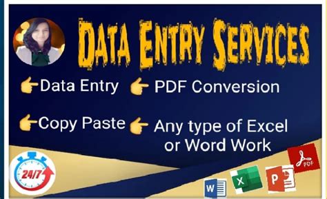 Do Accurate Data Entry Excel Copy Paste Pdf And Typing By Sooriya