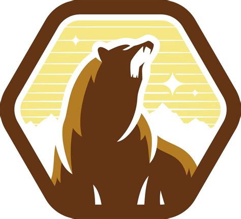 Grizzly Bear Logo Design 44610702 Vector Art at Vecteezy