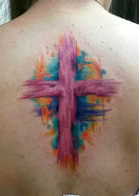 Beautiful water color cross | Cross tattoo, Tattoos, Christian tattoos