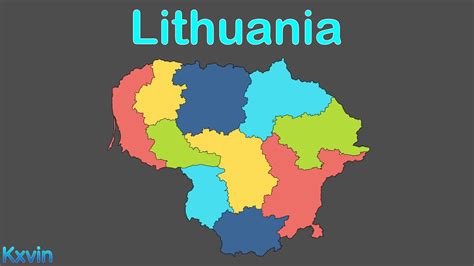 Lithuania Geography Counties Fan Song By Kxvin Old Fan Song