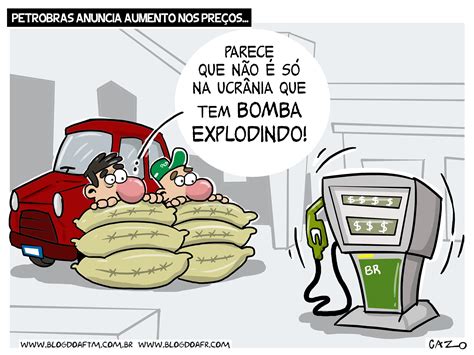 Charge Petrobras Anuncia Aumento Nos Preços Blog Do Aftm