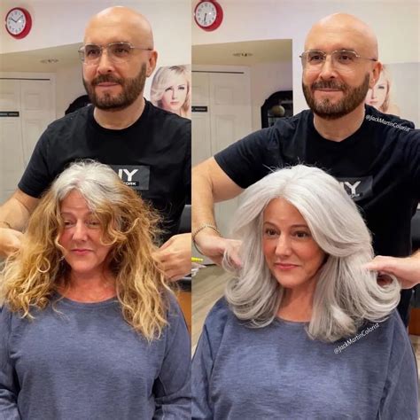 how to look younger with gray hair