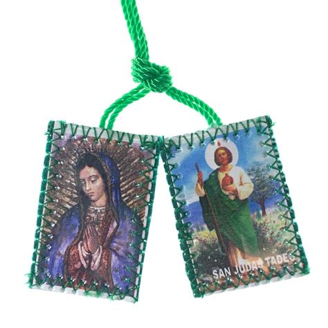 Escapulario S Judas Guadalupe Flor De Lis