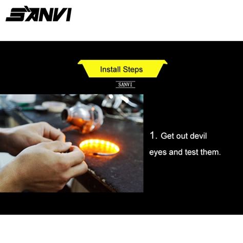 Sanvi Demon Eye Led Light Devil Eyes For Inch Car Head Light