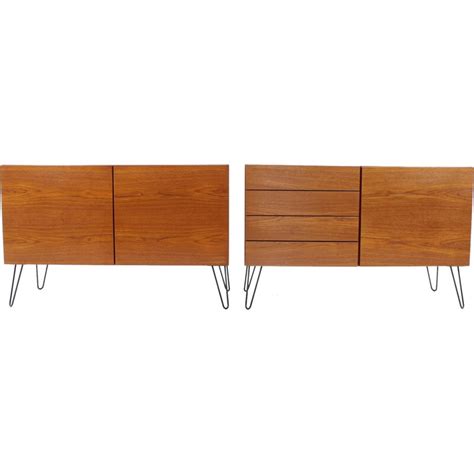 Vintage Set Of Teak Upcycled Sideboards By Ib Kofod Larsen S