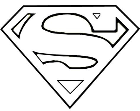 Blank Superman Logo Template Clipart Best