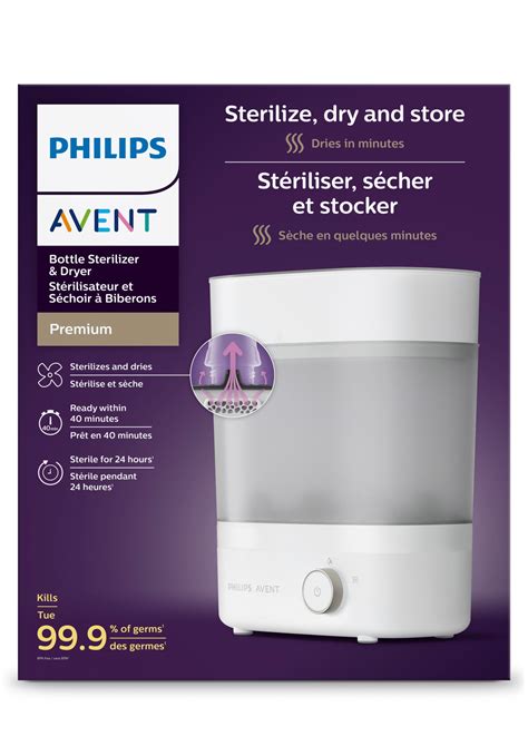 Buy Philips Avent Premium Baby Bottle Sterilizer with Dryer, SCF293/00 ...