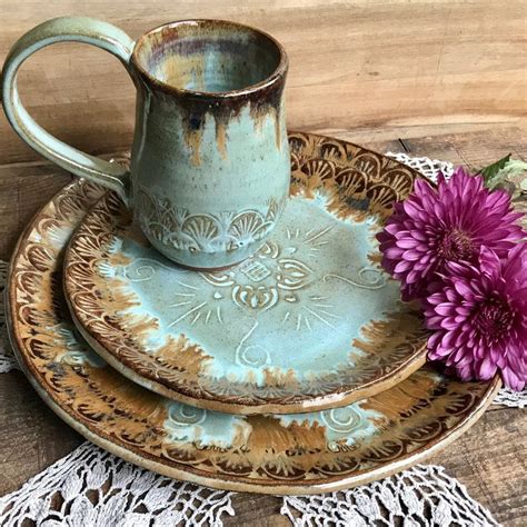 301 Best Pottery Dinnerware Sets Images On Pinterest Dinnerware