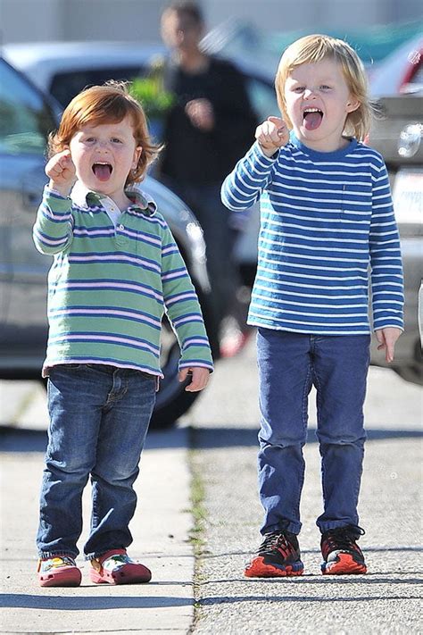 Amy Poehler Sons Archie and Abel - Celebrity Kids