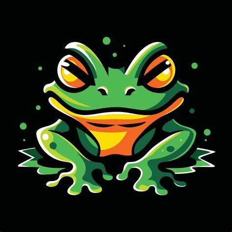 Frog Head Mascot Logo For Esport Frog T Shirt Design Frog Logo Frog