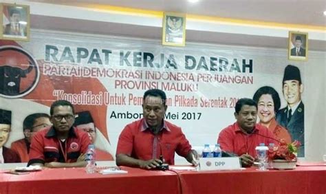 PDIP Maluku Konsolidasi Jelang Pilkada 2018 Maluku Post