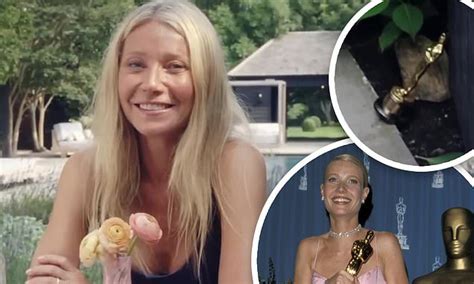 Gwyneth Paltrow Jokes That She Uses Her Oscar As A Doorstop Sings Song