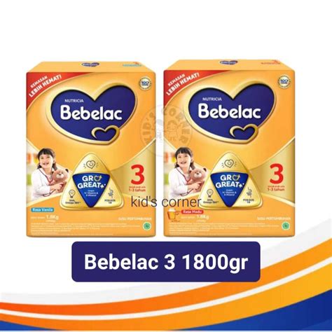 Jual Bebelac Vanila Madu Box Gr Jumbo Shopee Indonesia