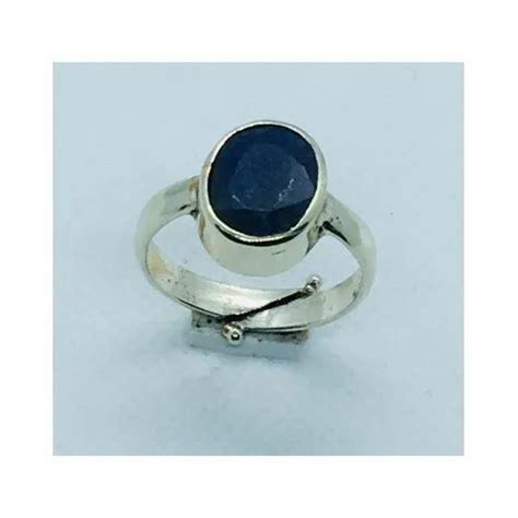 Natural Gemstone Blue Sapphire Neelam Ring At Rs 1800 In Jaipur ID