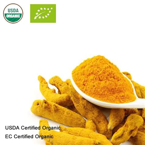 USDA и EC сертифицированный органический порошок куркумы