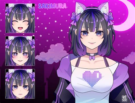 Colorful Vtuber Model Custom Vtuber Model Vtuber Commission Vtuber